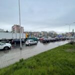 05.05.2021. Kielce. Zakorkowane miasto. Al. IX Wieków Kielc / Jarosław Kubalski / Radio Kielce