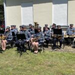 09.05.2021 Skarżysko-Kamienna. Wernisaż wystawy „Z ziemi włoskiej do Polski, czyli dzieje Mazurka Dąbrowskiego”. Marszałkowska Orkiestra Dęta / Anna Głąb / Radio Kielce