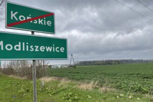 02.05.2021. Modliszewice. Pola na których uprawiano rośliny kauczukowydajne / Magdalena Galas-Klusek / Radio Kielce