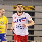 20.05.2021 Kielce. Mecz Łomża Vive Kielce – Azoty Puławy. Na zdjęciu: Michał Jurecki / Wiktor Taszłow / Radio Kielce