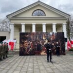 03.05.2021 Końskie. Uroczystości 3. Maja. Na zdjęciu Krzysztof Obratański - burmistrz Końskich / Magdalena Galas-Klusek / Radio Kielce