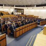 06.05.2021. Kielce. Podpisanie umów o przekazaniu pieniędzy z Rządowego Funduszu Rozwoju Dróg / Jarosław Kubalski / Radio Kielce