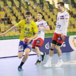 20.05.2021 Kielce. Mecz Łomża Vive Kielce – Azoty Puławy. Na zdjęciu: Sigvaldi Gudjonsson / Wiktor Taszłow / Radio Kielce