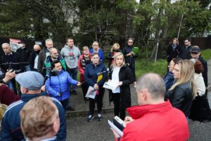 25.05.2021. Kielce. Protest mieszkańców osiedla Baranówek / Wiktor Taszłow / Radio Kielce