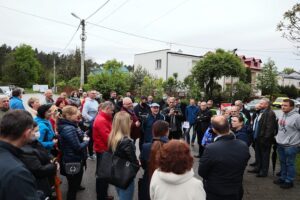 25.05.2021. Kielce. Protest mieszkańców osiedla Baranówek / Wiktor Taszłow / Radio Kielce