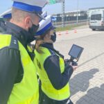 04.05.2021 Kielce. Policyjny dron bada bezpieczeństwo na al. Solidarności / Monika Miller / Radio Kielce