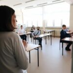 26.05.2021. Kielce. Egzamin ósmoklasisty. SP 39 / Wiktor Taszłow / Radio Kielce