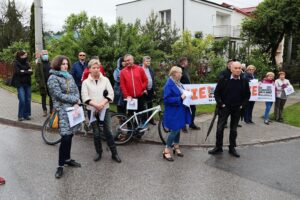 25.05.2021. Kielce. Protest mieszkańców osiedla Baranówek / Wiktor Taszłow / Radio Kielce