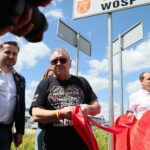 26.05.2021. Kielce. Otwarcie ronda WOŚP. Na zdjęciu (od lewej): Kamil Suchański - przewodniczący Rady Miasta Kielce, Jurek Owsiak / Wiktor Taszłow / Radio Kielce
