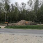 05.05.2021. Busko-Zdrój. Budowa kładki pieszo-rowerowej oraz przebudowa ulicy Rokosza / Marta Gajda / Radio Kielce