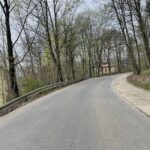 01.05.2021. Starachowice. Park im. Stefana Żeromskiego, który powstał na miejscu dawnej kopalni Herkules / Anna Głąb / Radio Kielce