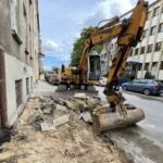 24.05.2021. Kielce. Remont chodnika przy ulicy Śniadeckich / Jarosław Kubalski / Radio Kielce