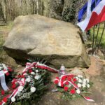 08.05.2021. Jeziórko, Uroczystości na polanie Dionizego Czachowskiego w 158 rocznicę bitwy / Anna Głąb / Radio Kielce