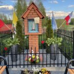 08.05.2021. Budy Brodzkie. Poświęcenie odnowionej kapliczki maryjnej / Anna Głąb / Radio Kielce