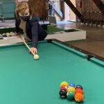 15.05.2021 Starachowice. Otwarcie świetlicy bilardowej FKS Łazy. Na zdjęciu wiceminister sportu Anna Krupka / Anna Głąb / Radio Kielce