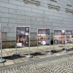 03.05.2021 Sandomierz. Wystawa plenerowa poświęcona Konstytucji 3 Maja / Grażyna Szlęzak-Wójcik / Radio Kielce