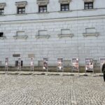 03.05.2021 Sandomierz. Wystawa plenerowa poświęcona Konstytucji 3 Maja / Grażyna Szlęzak-Wójcik / Radio Kielce