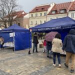 02.05.2021 Sandomierz. Zbiórka pieniędzy dla półrocznego Bartusia Przychodzkiego / Grażyna Szlęzak-Wójcik / Radio Kielce