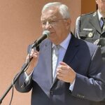 30.05.2021. Gadka, gm. Mirzec. Uroczystość przekazania sztandaru strażakom OSP Gadka. Na zdjęciu Krzysztof Lipiec, poseł PiS / Anna Głąb / Radio Kielce