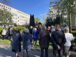 09.05.2021 Sandomierz. Poświęcenie kapliczki Matki Bożej Uzdrowienia Chorych / Grażyna Szlęzak-Wójcik / Radio Kielce