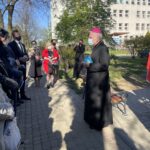 09.05.2021 Sandomierz. Poświęcenie kapliczki Matki Bożej Uzdrowienia Chorych. Na zdjęciu Krzysztof Nitkiewicz - biskup sandomierski / Grażyna Szlęzak-Wójcik / Radio Kielce