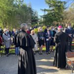 09.05.2021 Sandomierz. Poświęcenie kapliczki Matki Bożej Uzdrowienia Chorych / Grażyna Szlęzak-Wójcik / Radio Kielce