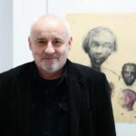 28.05.2021. Kielce. Nowe wystawy w kieleckim BWA. Na zdjęciu: dr hab. Jarosław Kawiorski / Wiktor Taszłow / Radio Kielce