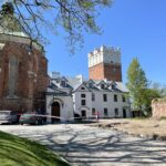 16.05.2021. Sandomierz. Przebudowa parkingu przy kościele św. Ducha / Grażyna Szlęzak-Wójcik / Radio Kielce