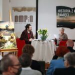 28.05.2021. Kielce. OMPIO. Prezentacja książki "Historia z mojej pamięci". Na zdjęciu (w środku): Marcin Brykczyński - aktor, Agata Sobota aktorka z Teatru Lalki i Aktora Kubuś / Wiktor Taszłow / Radio Kielce