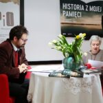 28.05.2021. Kielce. OMPIO. Prezentacja książki "Historia z mojej pamięci". Na zdjęciu (w środku): Marcin Brykczyński - aktor, Agata Sobota aktorka z Teatru Lalki i Aktora Kubuś / Wiktor Taszłow / Radio Kielce