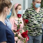 28.05.2021. Kielce. Szpital Kielecki. Wojewoda dziękuje medykom / Wiktor Taszłow / Radio Kielce