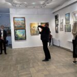 28.05.2021. Sandomierz. Wystawa poplenerowa kieleckiej delegatury PSEP / Grażyna Szlęzak-Wójcik / Radio Kielce