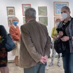 28.05.2021. Sandomierz. Wystawa poplenerowa kieleckiej delegatury PSEP / Grażyna Szlęzak-Wójcik / Radio Kielce