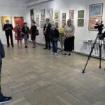 28.05.2021. Sandomierz. Wystawa poplenerowa kieleckiej delegatury PSEP / Grażyna Szlęzak-Wójcik / Radio Kielce