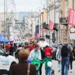 29.05.2021. Kielce. Akcja: Budzenie Sienkiewki / Wiktor Taszłow / Radio Kielce