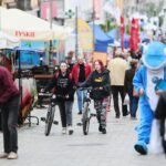 29.05.2021. Kielce. Akcja: Budzenie Sienkiewki / Wiktor Taszłow / Radio Kielce