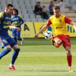 29.05.2021. Kielce. 32. kolejka Fortuna 1 Ligi: Korona Kielce - Arka Gdynia / Wiktor Taszłow / Radio Kielce