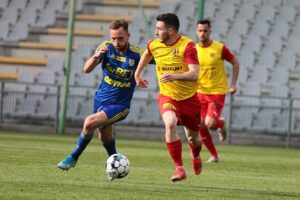 29.05.2021. Kielce. 32. kolejka Fortuna 1 Ligi: Korona Kielce - Arka Gdynia / Wiktor Taszłow / Radio Kielce