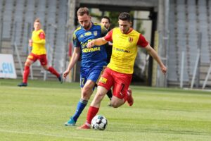 29.05.2021. Kielce. 32. kolejka Fortuna 1 Ligi: Korona Kielce - Arka Gdynia / Wiktor Taszłow / Radio Kielce