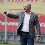 29.05.2021. Kielce. 32. kolejka Fortuna 1 Ligi: Korona Kielce - Arka Gdynia / Wiktor Taszłow / Radio Kielce