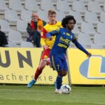 29.05.2021. Kielce. 32. kolejka Fortuna 1 Ligi: Korona Kielce - Arka Gdynia / Wiktor Taszłow / Radio Kielce