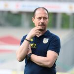 29.05.2021. Kielce. 32. kolejka Fortuna 1 Ligi: Korona Kielce - Arka Gdynia / Wiktor Taszłow / Radio Kielce