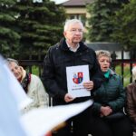 29.05.2021. Piekoszów. Nabożeństwo majowe. Na zdjęciu: Krzysztof Lipiec - szef świętokrzyskich struktur Prawa i Sprawiedliwości / Wiktor Taszłow / Radio Kielce