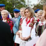 29.05.2021. Piekoszów. Nabożeństwo majowe. Na zdjęciu: zespół Piekoszowianie / Wiktor Taszłow / Radio Kielce