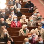 30.05.2021. Kielce. Marsz dla Życia i Rodziny - msza święta w Bazylice Katedralnej / Wiktor Taszłow / Radio Kielce