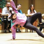 24.05.2021 Kielce. Filharmonia Świętokrzyska. Próba spektaklu "Fraszki, Językowe Igraszki czyli o Janie Kochanowskim słów kilka" rezlizowanego przez studentów UJK / Jarosław Kubalski / Radio Kielce