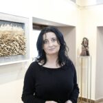 07.05.2021 Kielce. Wieża Sztuki. Wernisaż wystawy Anny Luterackiej. Na zdjęciu: Anna Luteracka / Jarosław Kubalski / Radio Kielce