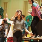 24.05.2021 Kielce. Filharmonia Świętokrzyska. Próba spektaklu "Fraszki, Językowe Igraszki czyli o Janie Kochanowskim słów kilka" rezlizowanego przez studentów UJK / Jarosław Kubalski / Radio Kielce