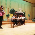 24.05.2021 Kielce. Filharmonia Świętokrzyska. Próba spektaklu "Fraszki, Językowe Igraszki czyli o Janie Kochanowskim słów kilka" rezlizowanego przez studentów UJK / Jarosław Kubalski / Radio Kielce