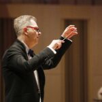 21.05.2021 Kielce. Filharmonia Świętokrzyska - koncert inaugurujący IX Międzynarodowy Konkurs Maurycego Moszkowskiego. Dyryguje Jacek Rogala / Jarosław Kubalski / Radio Kielce